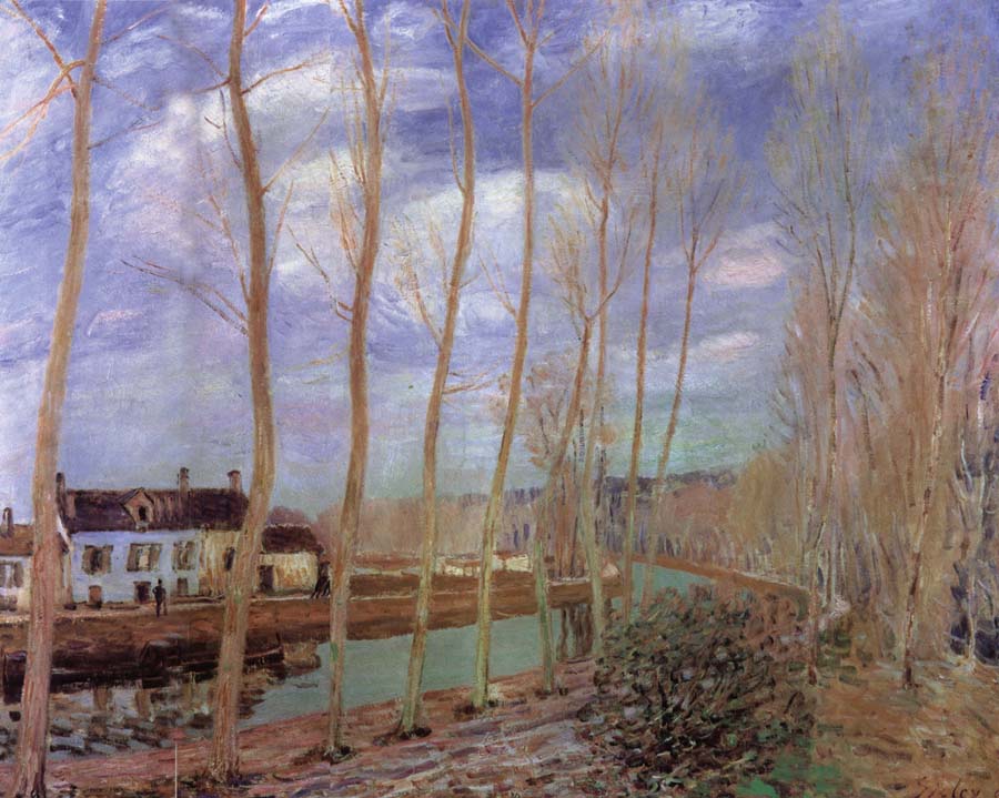 The Canal du loing at moret